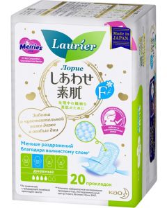 Buy Laurier F sanitary pads, daytime, super thin, with wings, 4 drops, 20 pcs | Online Pharmacy | https://pharm-pills.com