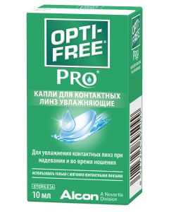 Buy Alcon Drops for contact lenses Opti -Free Pro moisturizers, 10 ml | Online Pharmacy | https://pharm-pills.com