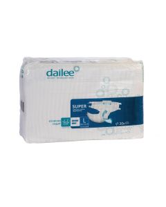 Buy Diapers diapers for adults Dailee Super L 100-150 cm 30 pcs / pack, 8 drops | Online Pharmacy | https://pharm-pills.com