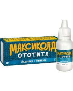 Buy Maxicold ototite Ear drops, bottle / cap, 1.0% + 4.0%, 17.1 (15ml) | Online Pharmacy | https://pharm-pills.com