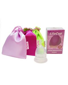 Buy Menstrual cup 'Atlas Premium', transparent L LilaCup 25 ml | Online Pharmacy | https://pharm-pills.com