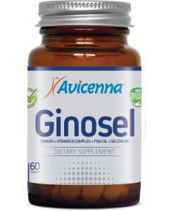 Buy Avicenna Ginosel (ginkgo biloba, selenium, omega-3 and complex B) -60 - capsules | Online Pharmacy | https://pharm-pills.com