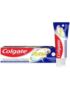 Buy Toothpaste Colgate Total 12 'Professional whitening ', antibacterial, 75 ml | Online Pharmacy | https://pharm-pills.com