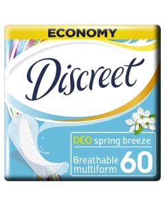 Buy Women's Panty Liners DISCREET Deo Spring Breeze Multiform, 60 pcs. | Online Pharmacy | https://pharm-pills.com