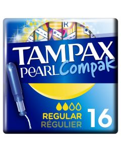 Buy TAMPAX Compak Pearl Feminine hygiene tampons with Regular Duo applicator 16pcs | Online Pharmacy | https://pharm-pills.com