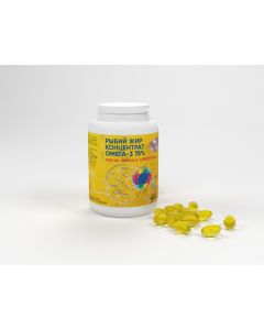 Buy Fish oil concentrate Omega-3 75% # 90  | Online Pharmacy | https://pharm-pills.com