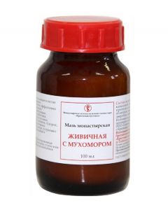 Buy Zhivichnaya with fly agaric Monastery ointment, 100 ml | Online Pharmacy | https://pharm-pills.com