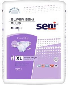 Buy Seni 'Super Seni Plus' diapers for adults, size 4 (130-170 cm), 30 pcs. | Online Pharmacy | https://pharm-pills.com