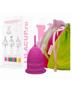 Buy LilaCup BOX PLUS menstrual cup, size M purple | Online Pharmacy | https://pharm-pills.com