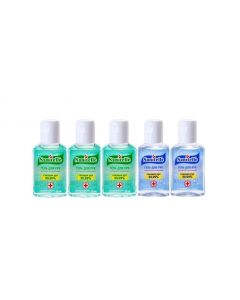 Buy Sanitelle antiseptic hand gel with aloe extract and vitamin E 5pcs x 50ml  | Online Pharmacy | https://pharm-pills.com