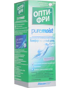 Buy Opti-Free Solution for contact lenses 'Pure Moist', with container, 300 ml | Online Pharmacy | https://pharm-pills.com