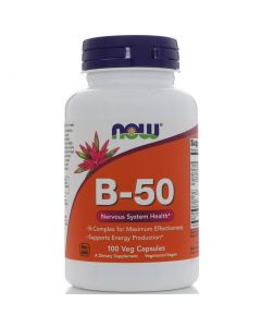 Buy Hair Vitamin B-50 NOW Complex, 100 tablets | Online Pharmacy | https://pharm-pills.com