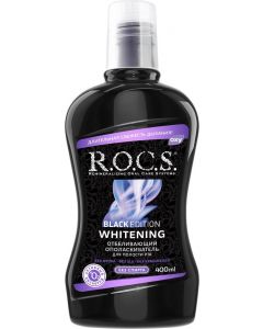 Buy ROCS 'Black Edition' Whitening Rinse 400 ml  | Online Pharmacy | https://pharm-pills.com