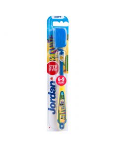 Buy Children's Toothbrush Jordan Step by step 6-9 years | Online Pharmacy | https://pharm-pills.com