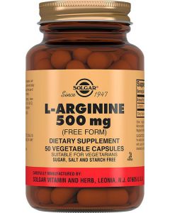 Buy Solgar, L-Arginine 'L-Arginine', 500 mg, 50 capsules | Online Pharmacy | https://pharm-pills.com