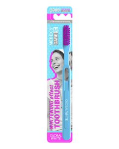 Buy Toothbrush GLOBAL WHITE medium 2 pcs, mix color | Online Pharmacy | https://pharm-pills.com