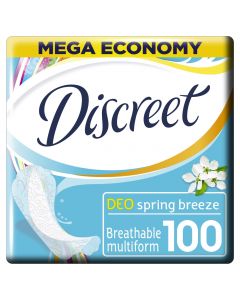 Buy Women's Panty Liners DISCREET Deo Spring Breeze Multiform, 100 pcs. | Online Pharmacy | https://pharm-pills.com