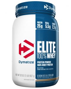 Buy Dymatize Elite Whey Protein 2lb (907 g) - Cookies and Cream | Online Pharmacy | https://pharm-pills.com