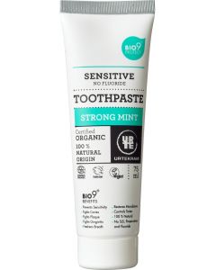 Buy Urtekram Toothpaste with a strong mint scent, for sensitive teeth, 75ml | Online Pharmacy | https://pharm-pills.com