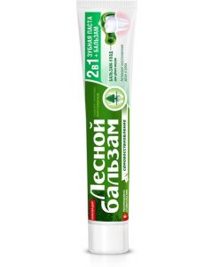 Buy Toothpaste Forest Balm 2in1, against tartar, with gum balm, 75 ml | Online Pharmacy | https://pharm-pills.com