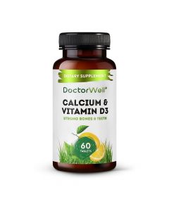 Buy DoctorWell Chewable vitamins for children with calcium and vitamin D3, 60 pcs | Online Pharmacy | https://pharm-pills.com