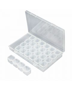 Buy Pill box, white, 28 cells | Online Pharmacy | https://pharm-pills.com