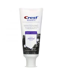 Buy Crest, 3D White, Whitening Therapy, Fluoride Charcoal Mint Toothpaste, 4.1 oz (116 g) | Online Pharmacy | https://pharm-pills.com