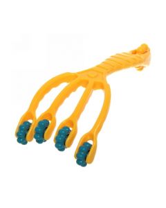 Buy Roller massager 'Octopus', yellow, 19 x 7.5 cm | Online Pharmacy | https://pharm-pills.com