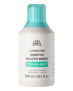 Buy Urtekram Organic Mouthwash with Strong Mint Scent for Sensitive Teeth 300 ml | Online Pharmacy | https://pharm-pills.com