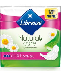 Buy Libresse Natural Care Ultra Normal sanitary pads, 10 pcs | Online Pharmacy | https://pharm-pills.com