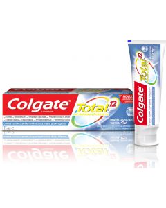 Buy Colgate Toothpaste' Total 12 Professional Cleaning ', complex, antibacterial, 75 ml | Online Pharmacy | https://pharm-pills.com