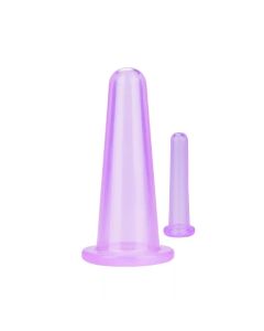 Buy Silicone jars for vacuum facial massage, PURPLE. Vacuum massage jars for the face, miracle jar | Online Pharmacy | https://pharm-pills.com