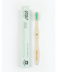 Buy Jungle Story Bamboo Toothbrush Green | Online Pharmacy | https://pharm-pills.com