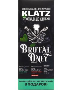 Buy Klatz Brutal Only Oral Care Kit Super Mint Toothpaste, 75 ml + Rabid Ginger Toothpaste, 75 ml + Toothbrush | Online Pharmacy | https://pharm-pills.com