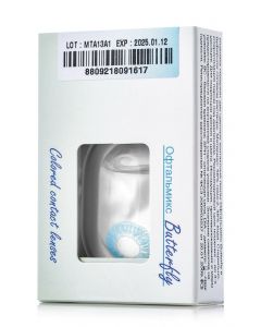 Buy Colored contact lenses Ophthalmix 1Tone 3 months, 0.00 / 14.2 / 8.6, blue, 2 pcs. | Online Pharmacy | https://pharm-pills.com