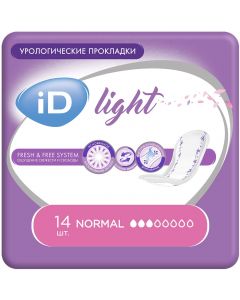 Buy iD Light Normal Urological Pads, 14 pcs | Online Pharmacy | https://pharm-pills.com