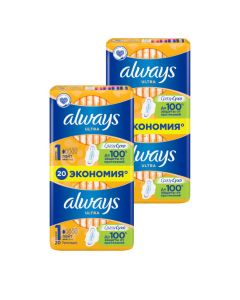 Buy Always DUO Ultra Light, set of TWO packs of 20 pads (40 pcs) | Online Pharmacy | https://pharm-pills.com