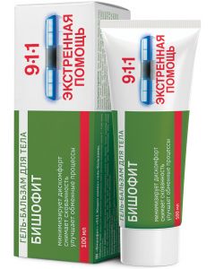 Buy 911 'Bischofite' gel-balm for the body with joint and muscle pain, 100 ml | Online Pharmacy | https://pharm-pills.com