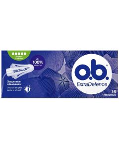 Buy Tampons OB Extra Defense Super + Comfort, 16 pcs | Online Pharmacy | https://pharm-pills.com