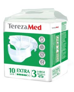 Buy TerezaMed Extra Large diapers # 3, 10 pcs | Online Pharmacy | https://pharm-pills.com