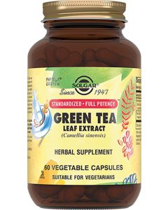 Buy Solgar, Green Tea Leaf Extract 'Green tea leaf extract', 60 capsules | Online Pharmacy | https://pharm-pills.com