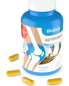 Buy BioTela Arthrovit, a five-component chondroprotector with curcumin, 120 capsules, a month course | Online Pharmacy | https://pharm-pills.com