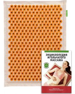 Buy Tibetan applicator Kuznetsov's laboratory on a soft backing, sharper needles, magnetic inserts, 41x60 cm, yellow | Online Pharmacy | https://pharm-pills.com