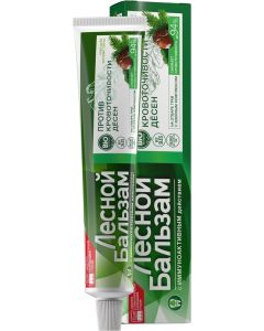 Buy Forest Balsam herbal decoction toothpaste with oak bark against bleeding gums 75 ml | Online Pharmacy | https://pharm-pills.com