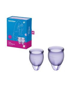 Buy Set of menstrual cups Satisfyer Feel confident purple | Online Pharmacy | https://pharm-pills.com