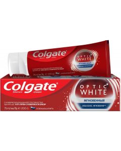 Buy Colgate Toothpaste 'Optic White, instant', whitening, 75 ml | Online Pharmacy | https://pharm-pills.com