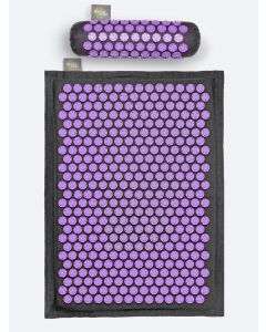 Buy Massage Acupuncture Set: Mat + Roller + Relaxmat Backpack, Graphite / Purple. Promotes relaxation and relief from back pain and headaches. Made in Russia. | Online Pharmacy | https://pharm-pills.com