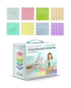 Buy Universal pastel colors - massage mats set (8 puzzles) | Online Pharmacy | https://pharm-pills.com