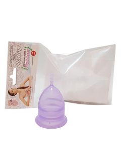 Buy Menstrual cup 'Practitioner', purple L LilaCup 25 ml | Online Pharmacy | https://pharm-pills.com