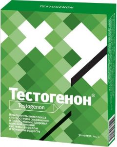 Buy BAA for men 'Testogenon' - 30 capsules (0.5 g) | Online Pharmacy | https://pharm-pills.com